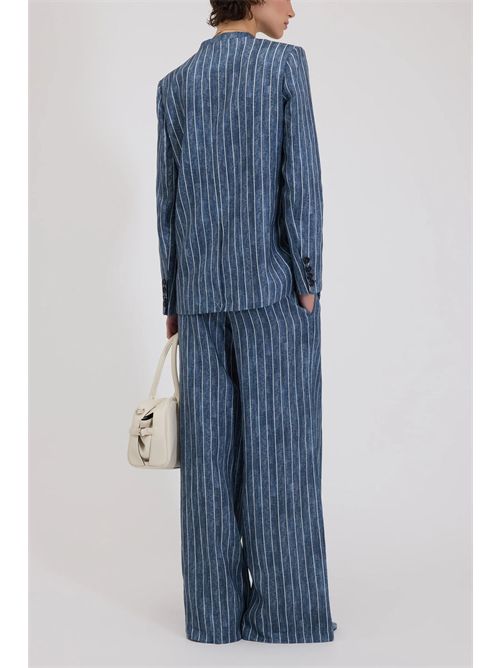 Pinstriped trousers ERMANNO FIRENZE | D48EP045EC1MF96315249